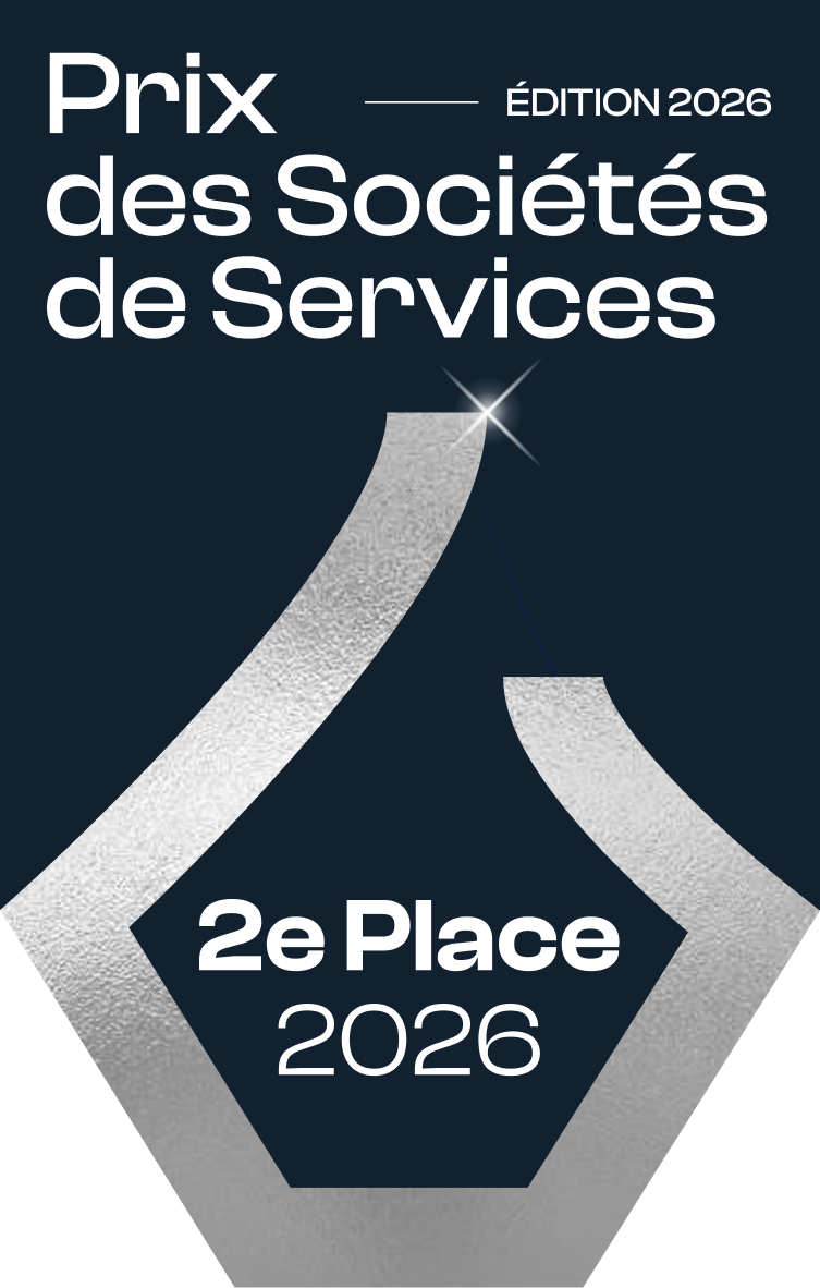 Badge du Prix des Sociétés de Services, édition 2026 : deuxième place